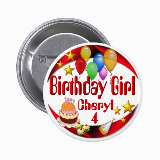 Birthday Girl buttons Birthday Girl button 3 button Zazzle Birthday Girl buttons Birthday Girl button 3 button Zazzle