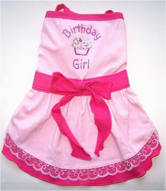 Birthday Girl Dog Clothes Dog Clothes Birthday Girl Dog Dress Sizes Small Med by