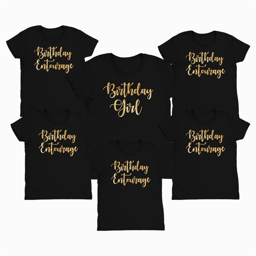 Birthday Girl Group Shirts Birthday Entourage Shirt Birthday Girl Shirt Birthday