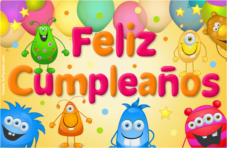 Birthday Girl In Spanish Ecard De Muy Feliz Cumpleanos Cumpleanos Tarjetas