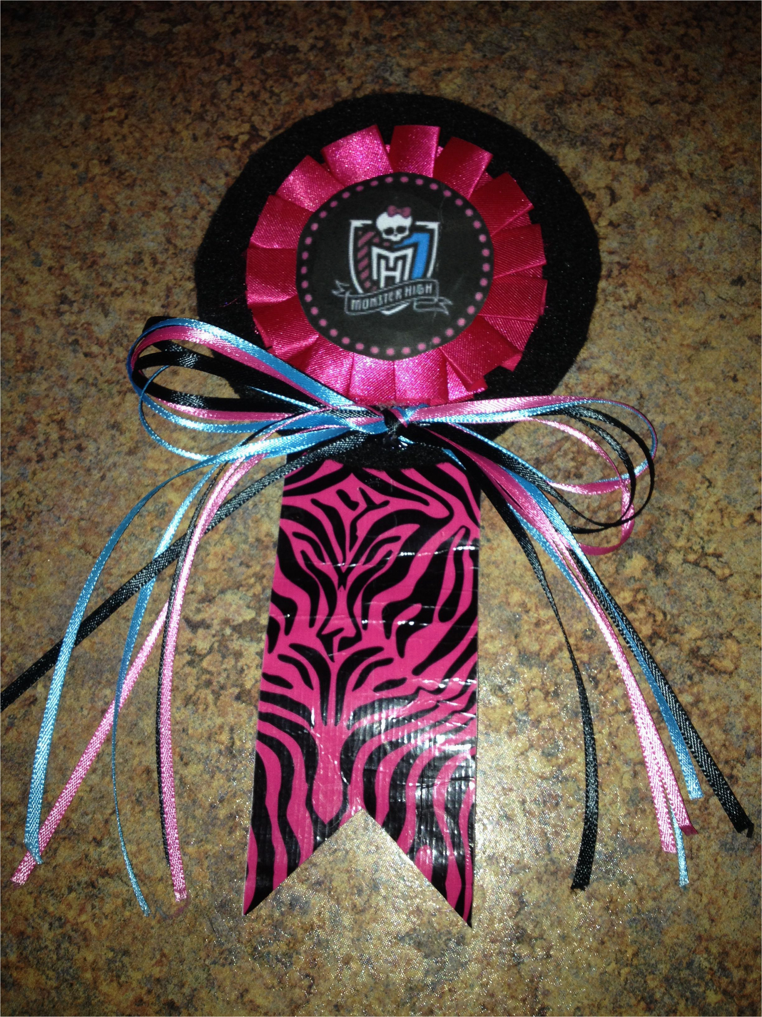 Birthday Girl Pin Dollar Tree Monster High Pin Made for My Special Birthday Girl Bought