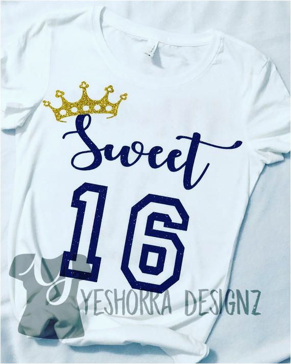 Birthday Girl Shirt 16 Sweet 16 Shirt Birthday Girl Shirt Sweet Sixteen Shirt