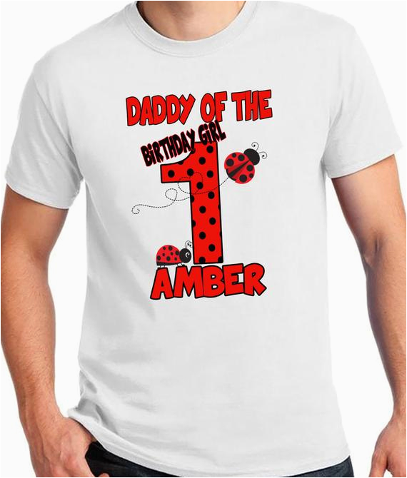 Birthday Girl T Shirt for Adults Birthday Girl Adult Lady Bug Birthday Shirt Polka Dot