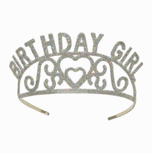 Birthday Girl Tiaras Glittered Birthday Girl Tiara Partycheap