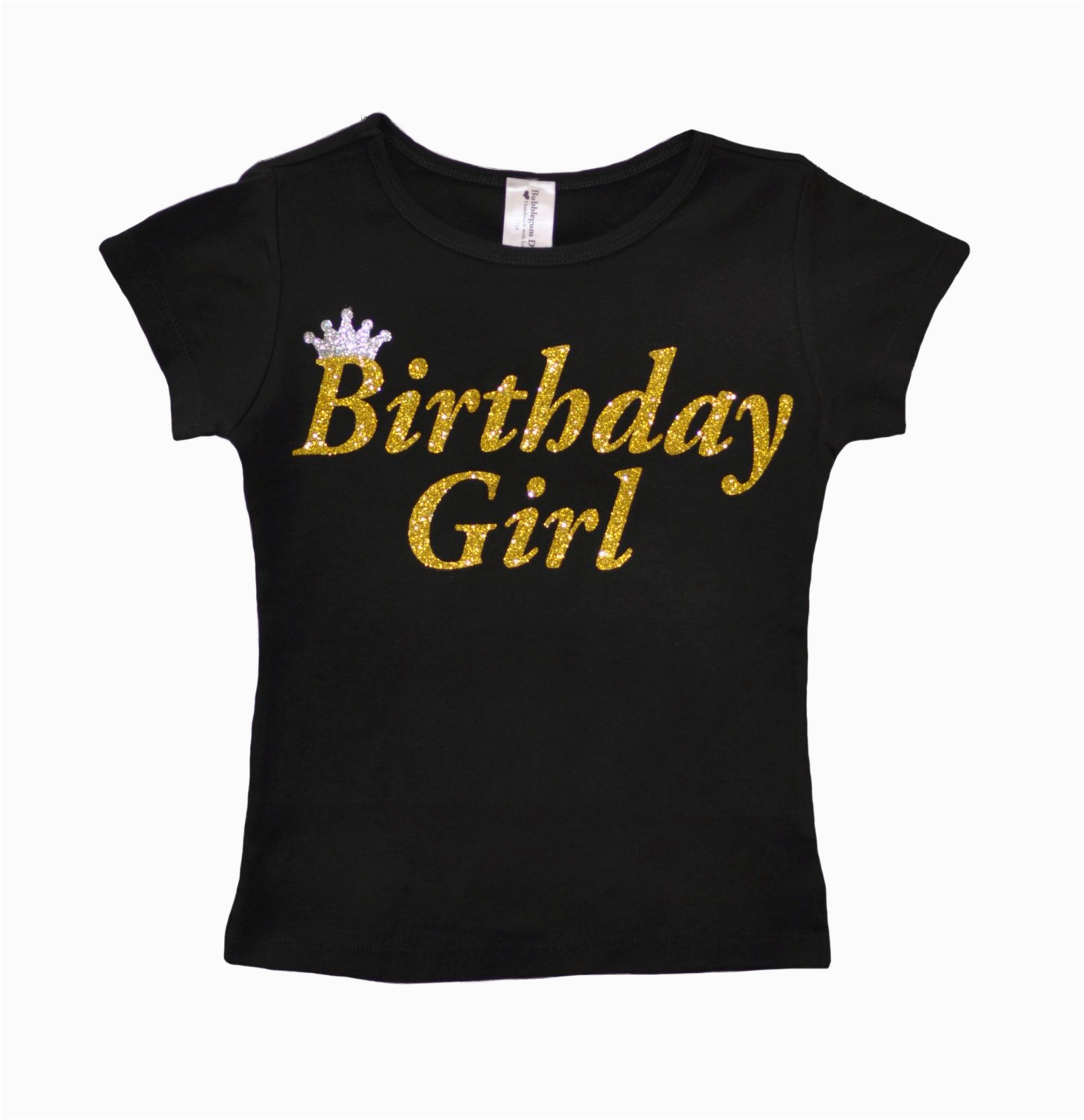 Black and Gold Birthday Girl Shirt Birthday Girl Shirt Party T Shirt Black and Gold Shirt Tee