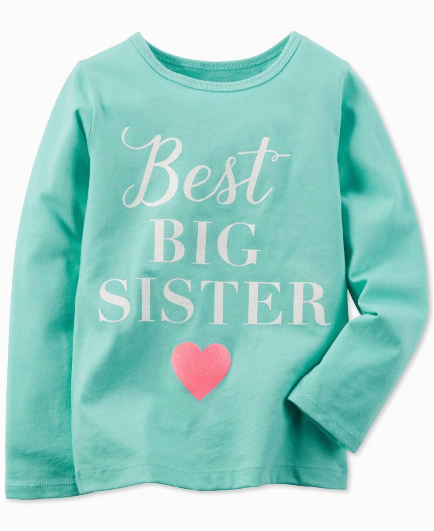 Carter S Birthday Girl Shirt Carter 39 S Little Girls 39 Best Big Sister T Shirt Aubrisway