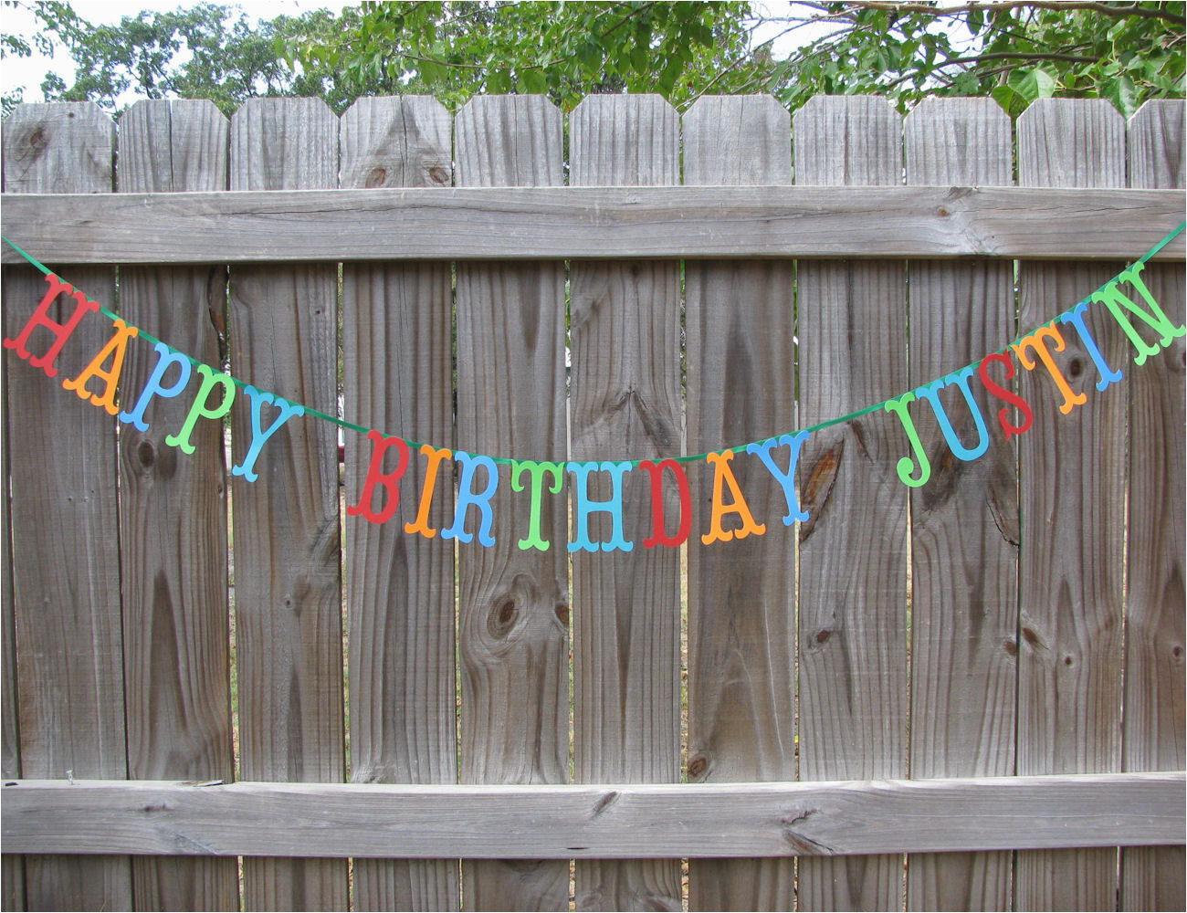 Customized Happy Birthday Banner Personalized Happy Birthday Banner Made to order