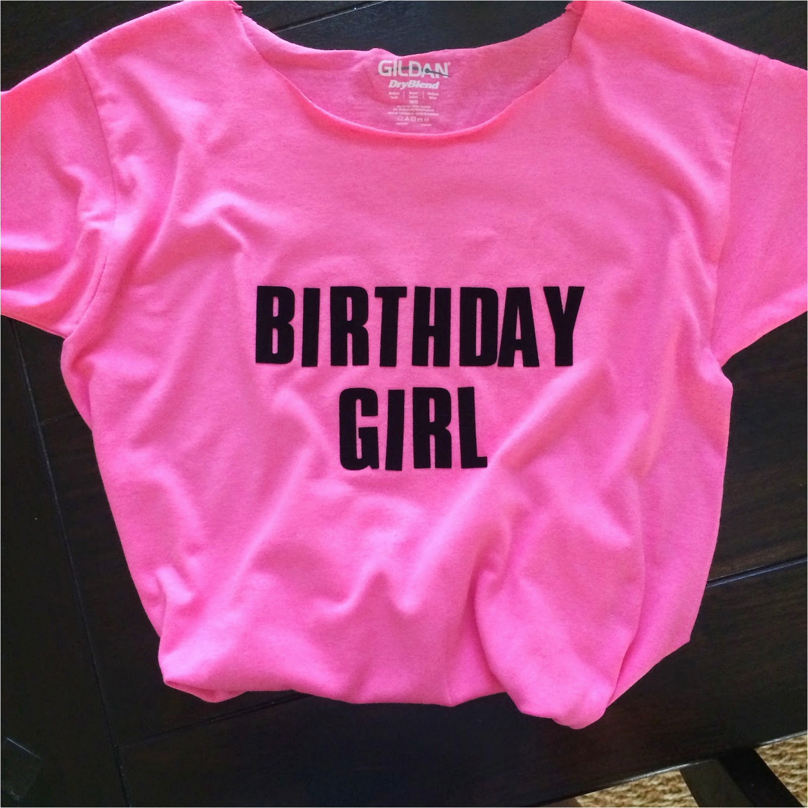 Diy Birthday Girl Shirt Crafty Texas Girls Diy Quot Birthday Girl Quot Shirt