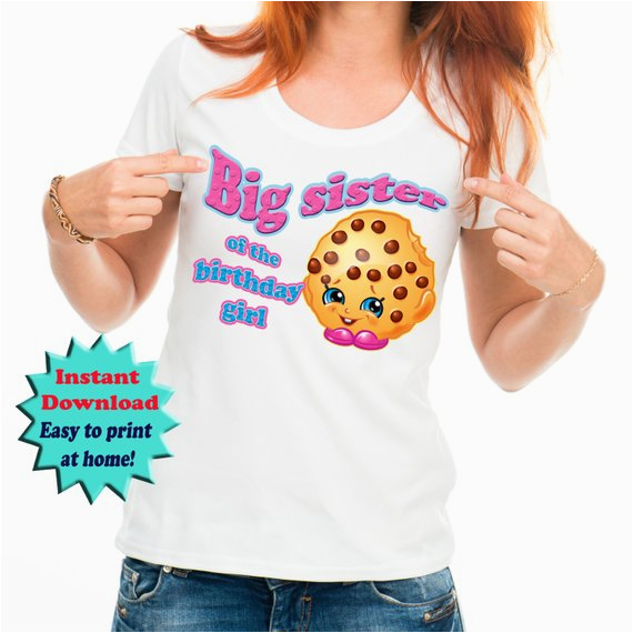 Diy Birthday Girl Shirt Diy Shopkins Birthday T Shirt Shopkins Big by