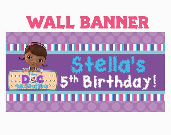 Doc Mcstuffins Happy Birthday Banner Doc Mcstuffins Happy Birthday Banner Personalize Doc Party Doc Mcstuffins Happy Birthday Banner Doc Mcstuffins Happy Birthday Banner Personalize Doc Party