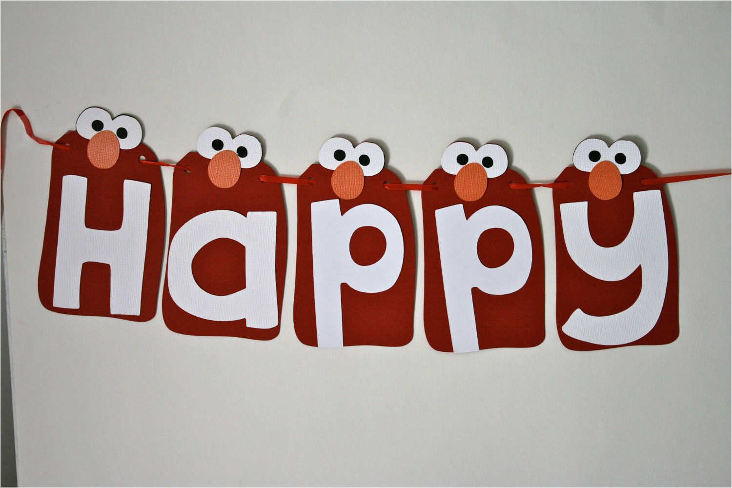 Elmo Happy Birthday Banner Elmo Happy Birthday Banner