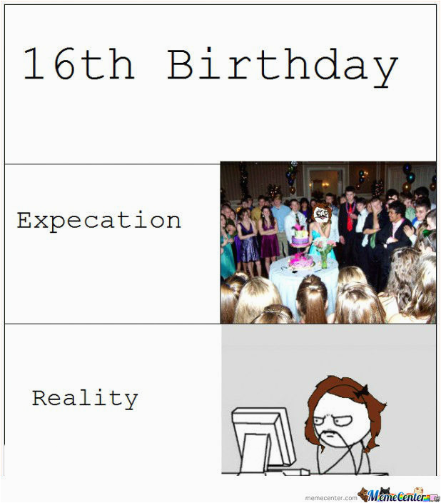 16th Birthday Meme