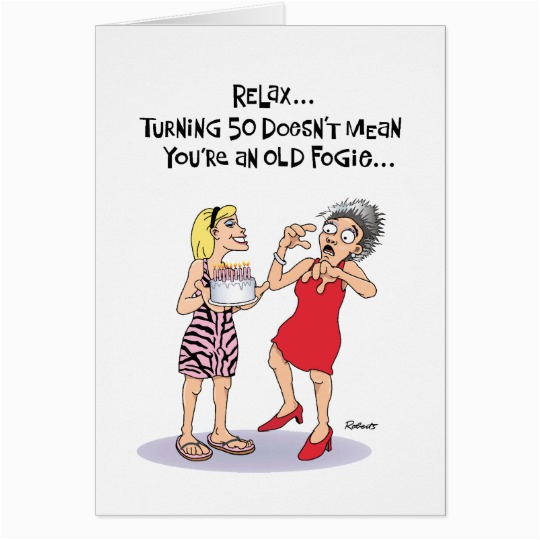 Funny 50 Year Old Birthday Cards Funny 50th Birthday Card for Her Zazzle Com