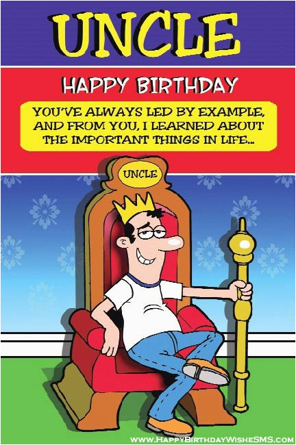 Funny Birthday Cards for Uncles Happy Birthday Uncle Quotes Quotesgram