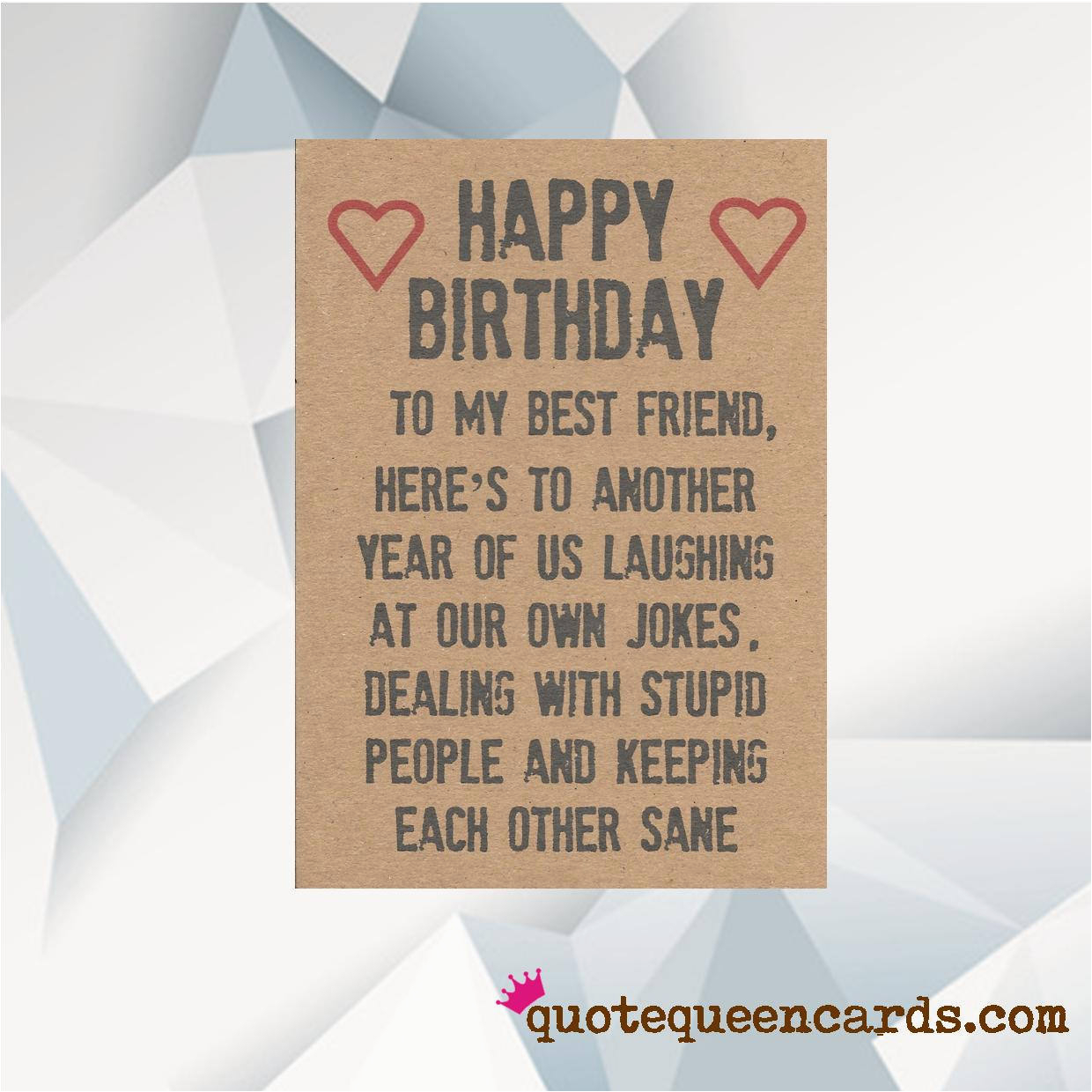 Funny Happy Birthday Cards for Best Friend Happy Birthday Best Friend Funny Birthday Card for Friend