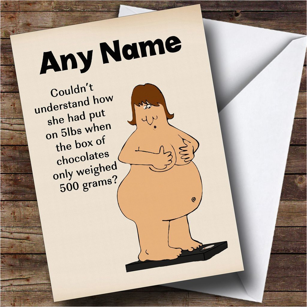 Funny Jokes to Put In A Birthday Card Funny Joke Put On 5lbs Personalised Birthday Card the