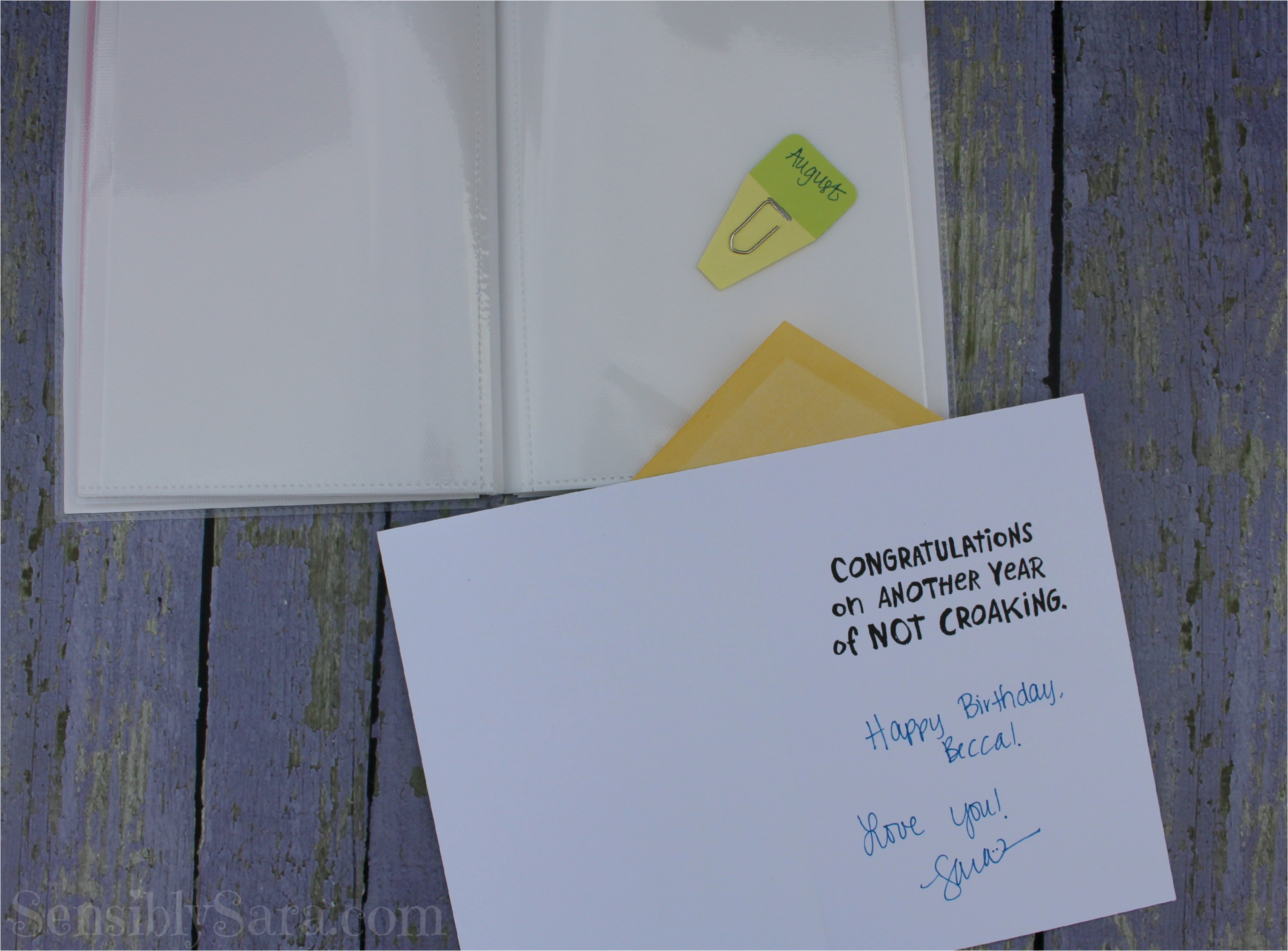 Funny Ways to Sign A Birthday Card Diy Birthday Card organizer Valuecards Shop Cbias