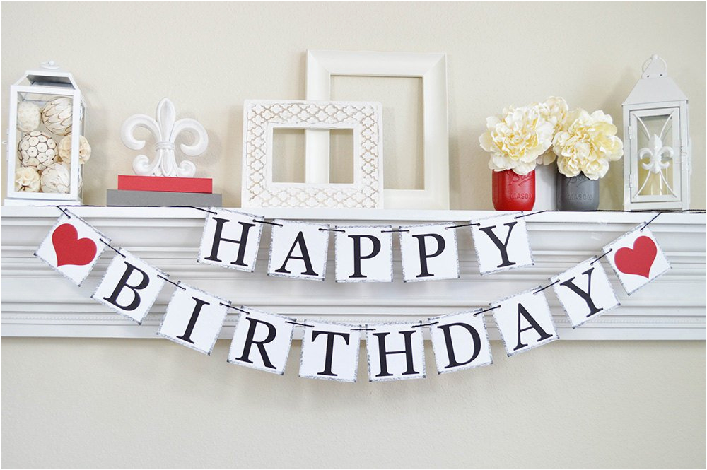 Happy Birthday Banners for Adults Happy Birthday Banner Birthday Sign Adult Birthday Banner