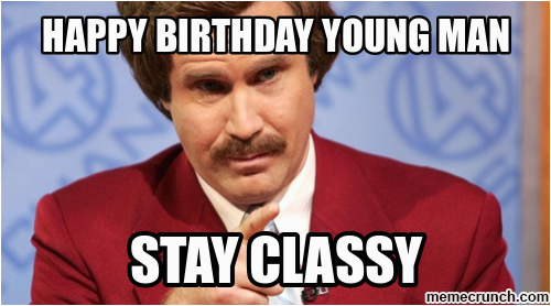 Happy Birthday Memes for Men Happy Birthday Young Man