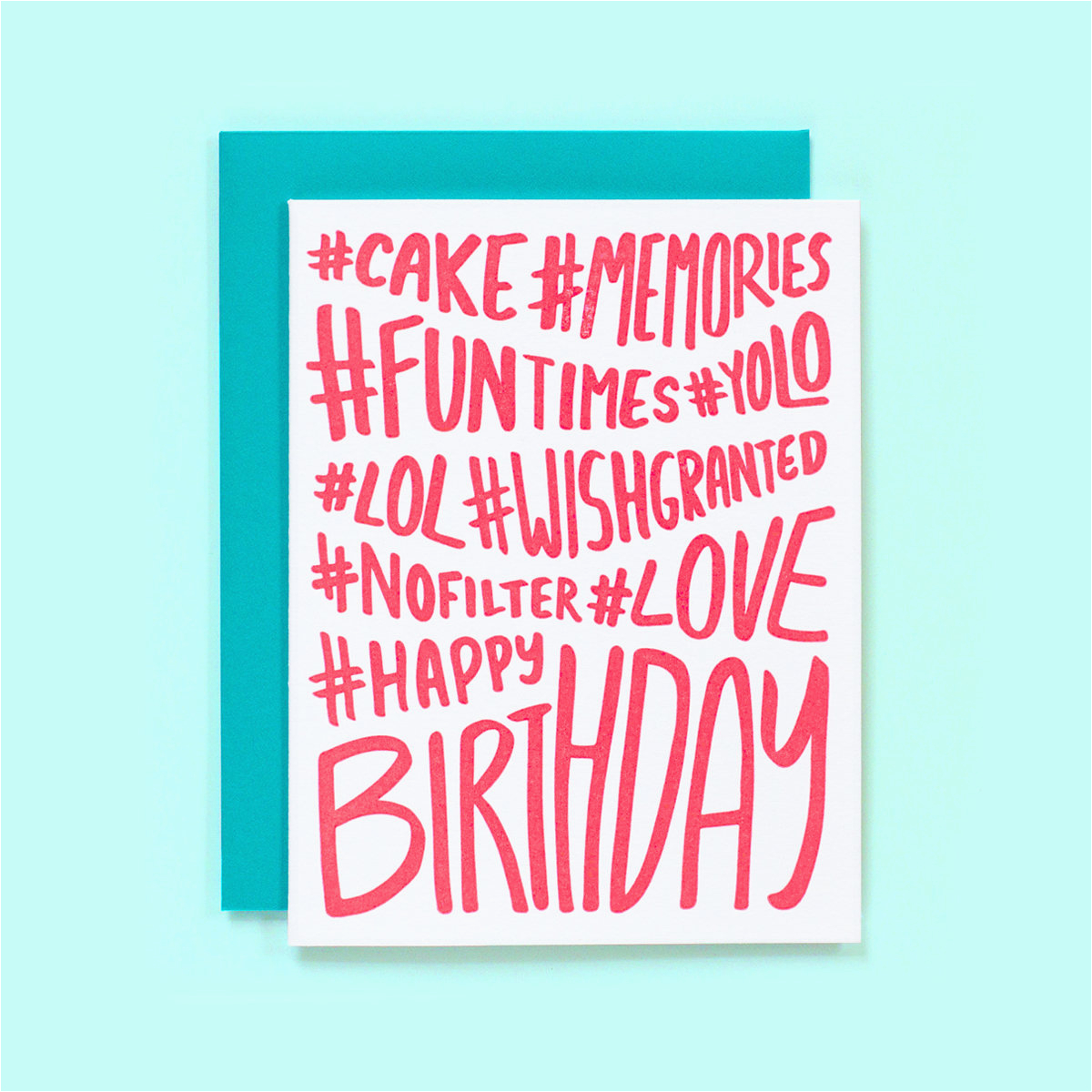 Hashtags for Birthday Girl Hashtag Birthday Card Hashtag Happy Birthday Fun Birthday