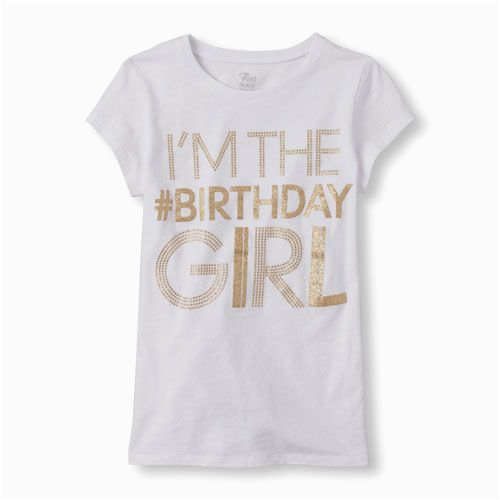 I M with the Birthday Girl Shirt S Short Sleeve 39 I 39 M the Birthday Girl 39 Glitter Graphic