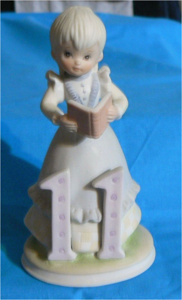 Lefton Birthday Girl Figurines Lefton the Christopher Collection Birthday Girls Figurine