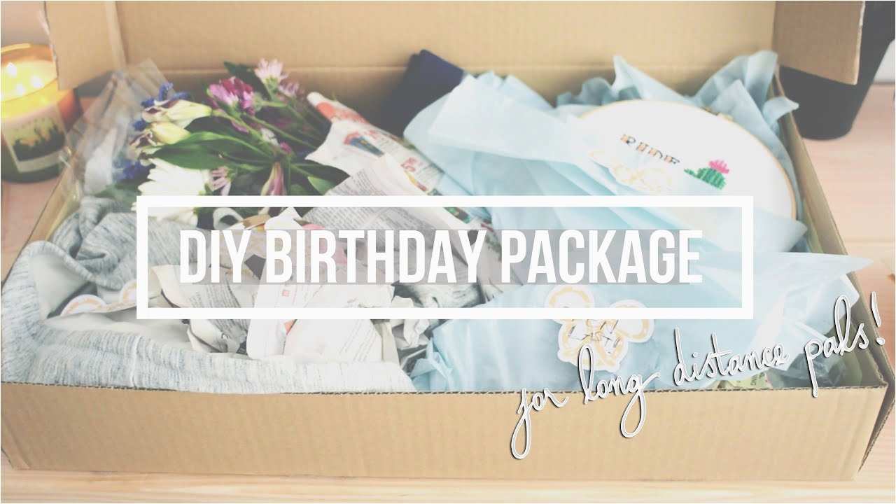 Mail Birthday Gifts for Him How to Mail A Present Diy Birthday Package for Faraway