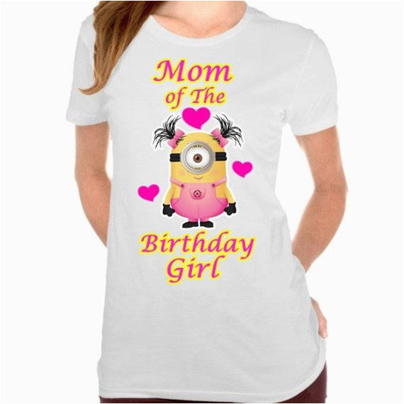 Mom Of the Birthday Girl Shirts Minion Mom Of the Birthday Girl Shirt and by Birthdaysandbows