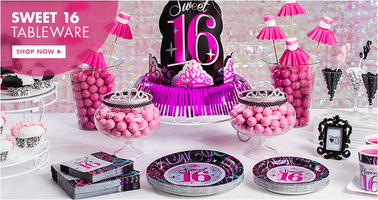 Party Favors 16th Birthday Girl 16th Birthday Party Supplies Sweet 16 Party Ideas