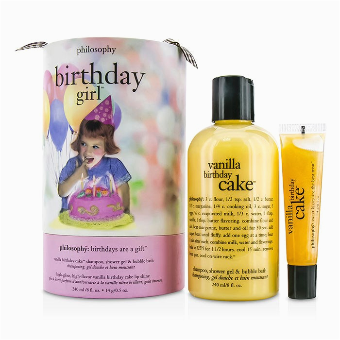 Philosophy Birthday Girl Gift Set Birthday Day Girl Set Vanilla Birthday Cake Shampoo Philosophy Birthday Girl Gift Set Birthday Day Girl Set Vanilla Birthday Cake Shampoo