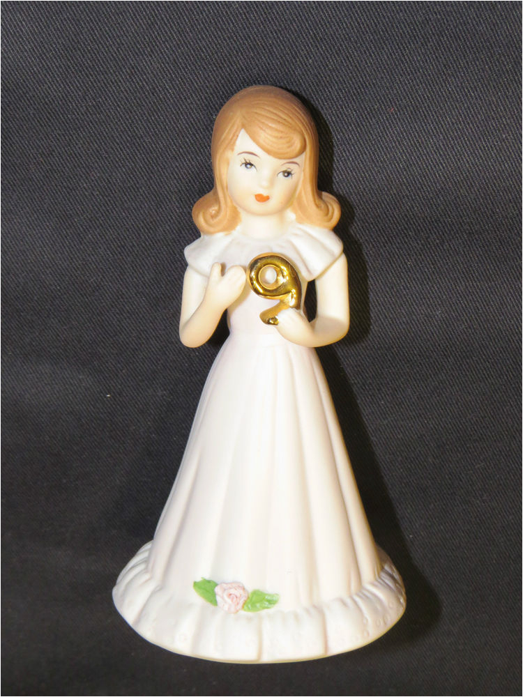 Porcelain Birthday Girls Enesco 1982 Growing Up Birthday Girls Brunette 9 Porcelain Porcelain Birthday Girls Enesco 1982 Growing Up Birthday Girls Brunette 9 Porcelain