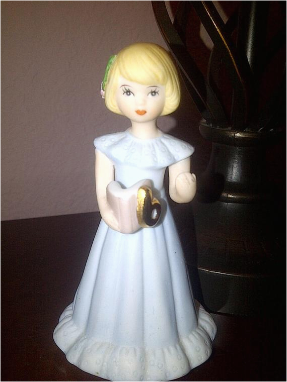 Porcelain Birthday Girls Enesco Birthday Girl Age 6 Porcelain Figurine by Porcelain Birthday Girls Enesco Birthday Girl Age 6 Porcelain Figurine by
