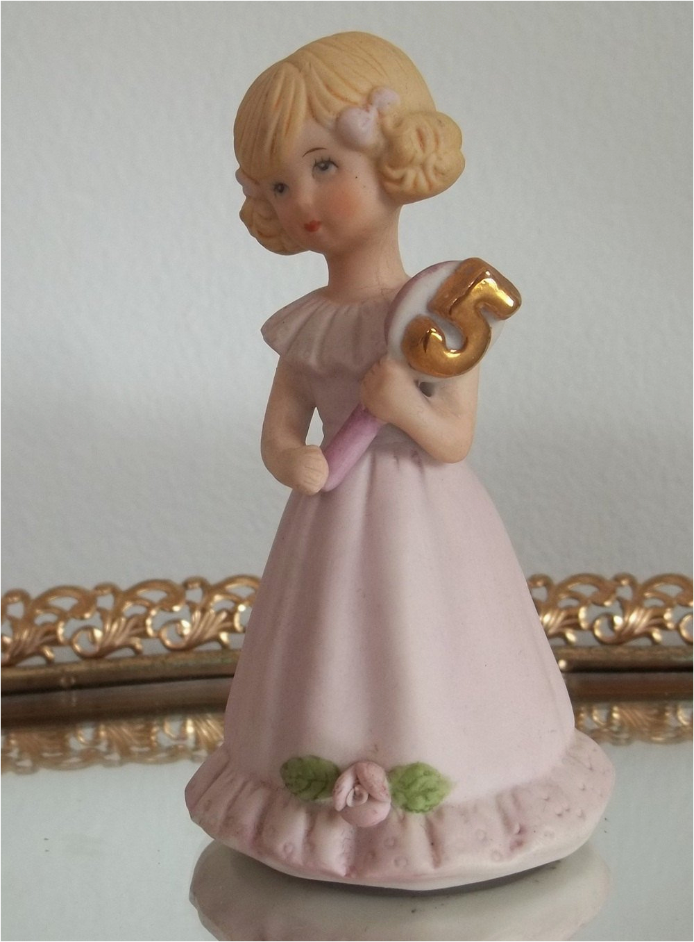 Porcelain Birthday Girls Growing Up Birthday Girl Porcelain Figurine Age 5 Made In 1981 Porcelain Birthday Girls Growing Up Birthday Girl Porcelain Figurine Age 5 Made In 1981