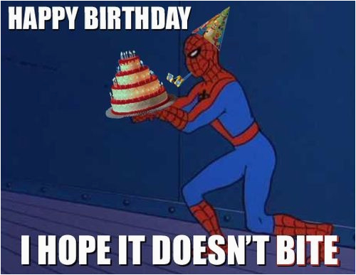 Spiderman Birthday Memes Superhero Birthday Memes Wishesgreeting