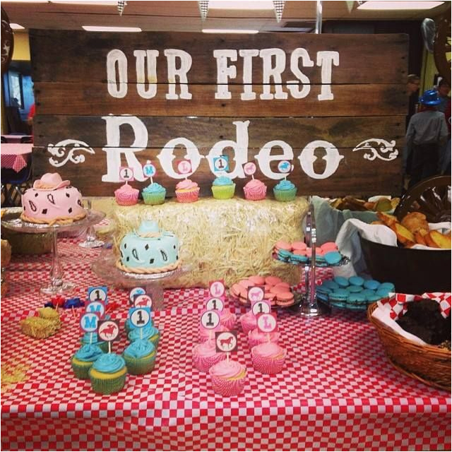 Theme for 1 Year Old Birthday Girl Cowboy themed First Birthday Party Birthday Parties