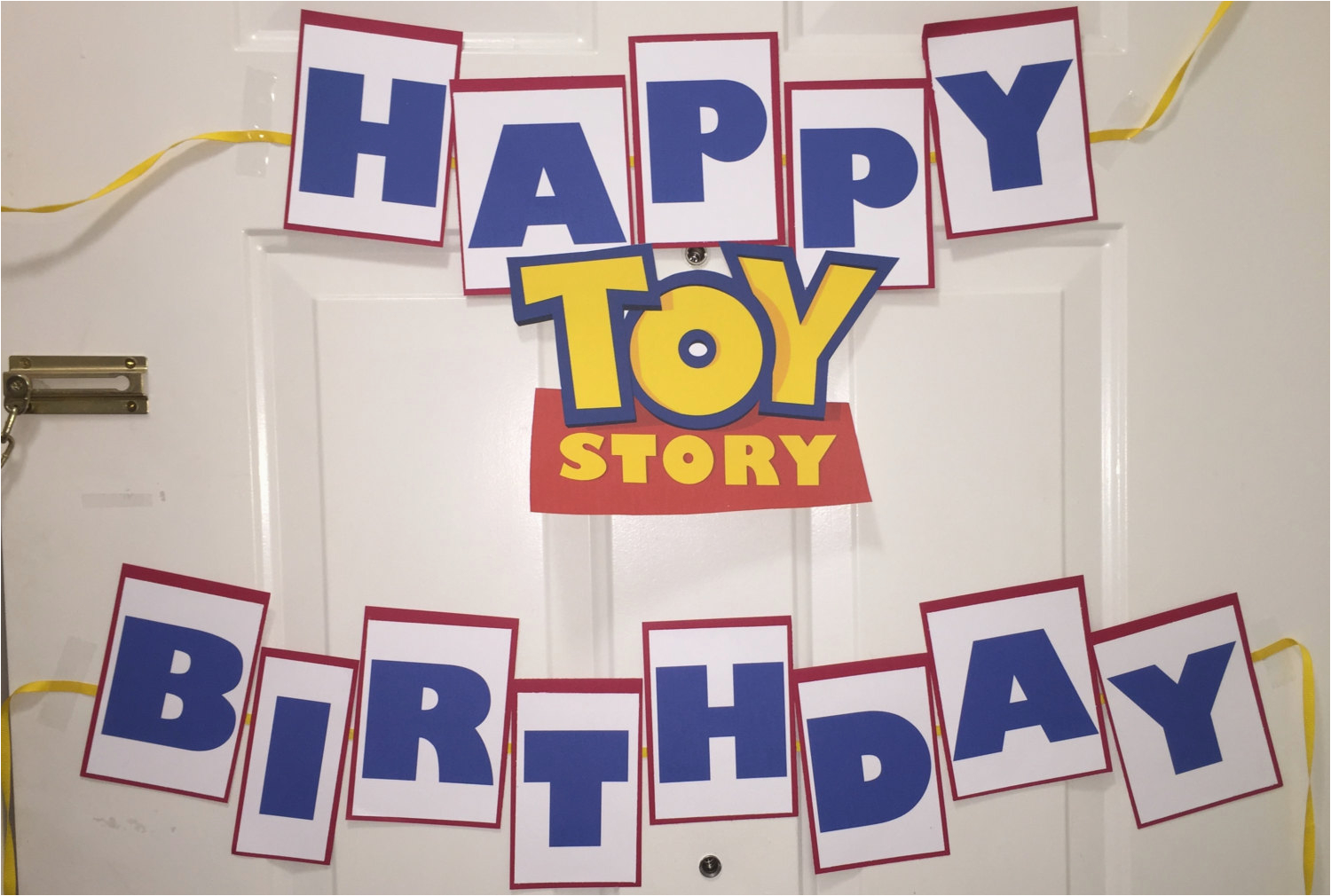 Toy Story Happy Birthday Banner toy Story Birthday Banners