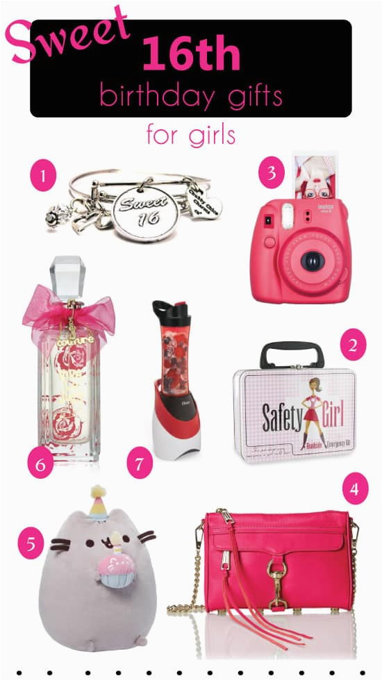 What to Get for A 16th Birthday Girl Sweet 16 Birthday Gift Ideas for Teen Girls Teenager