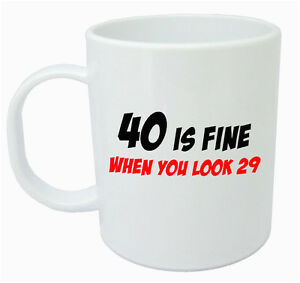 40 Birthday Gifts for Him Uk 40 is Fine Mug Funny 40th Birthday Gifts Presents for