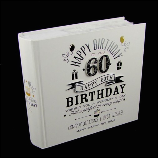 60th Birthday Ideas for Him Uk Signography Photo Album 4×6 60th Birthday