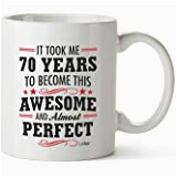 70th Birthday Gag Gifts for Him Amazon Com 70th Birthday Gag Gifts for Men Funny Mugs