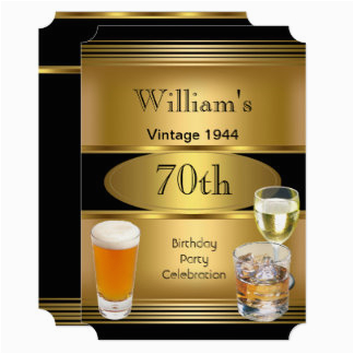 70th Birthday Gifts for Him Australia 70th Birthday Invitations Announcements Zazzle Com Au