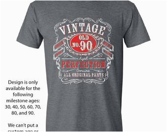 90th Birthday Ideas for Him 90th Birthday Tshirt Etsy