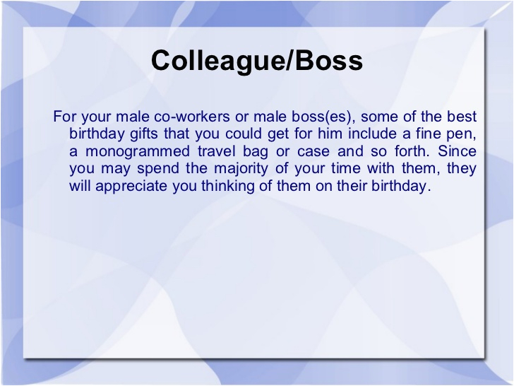 Best Birthday Gifts for Male Boss Best Birthday Gifts for Boss Male