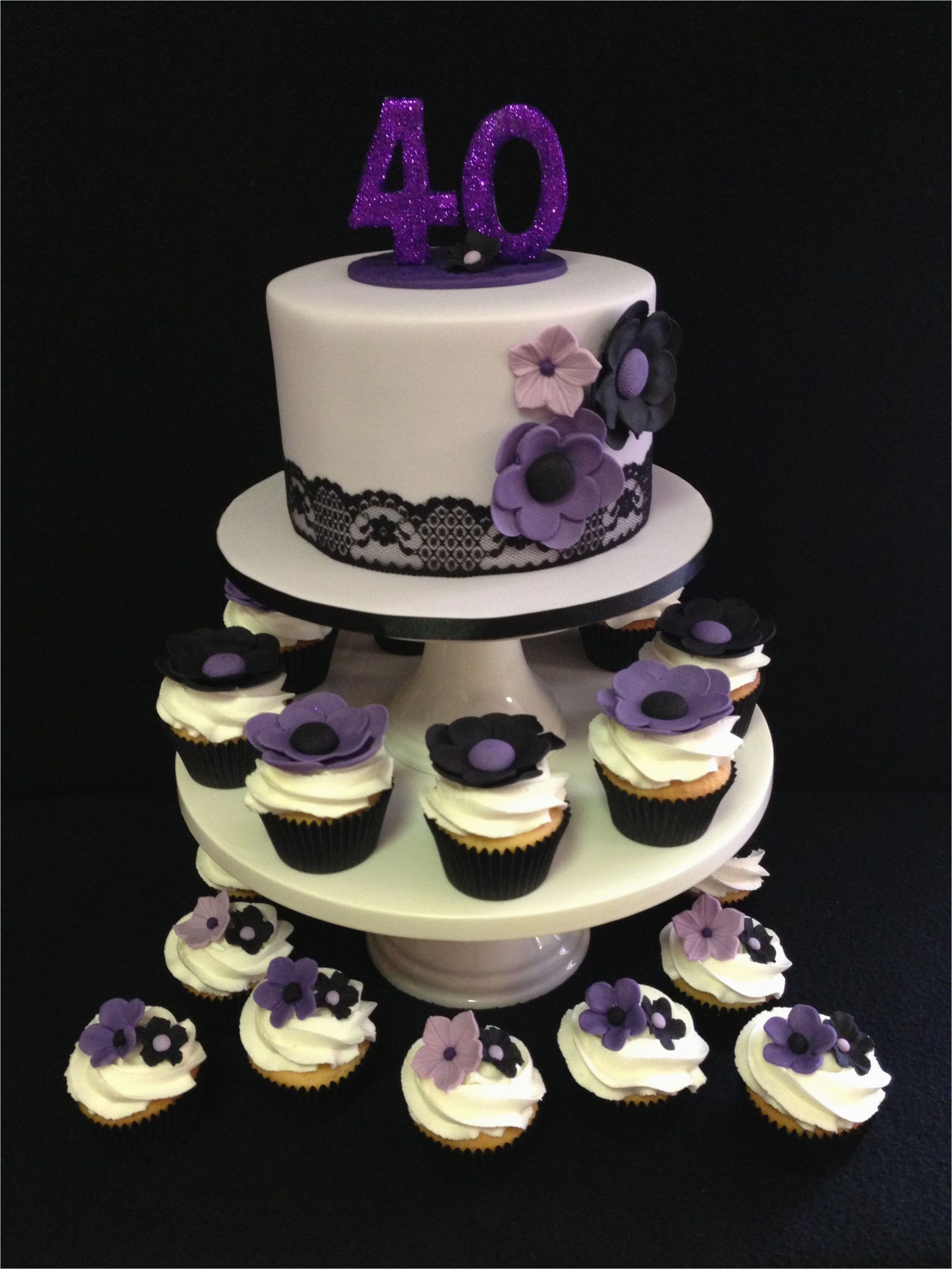 Birthday Gift Ideas for Him Melbourne 40th Birthday Cake and Cupcakes Color Combination Of