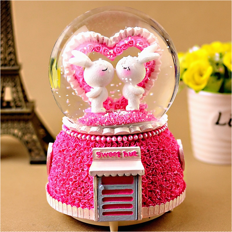 Birthday Gifts for Boyfriend Online Crystal Ball Music Box Manualidades Creative Birthday Gift