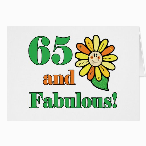 Birthday Gifts for Him 65 Fabulous 65th Birthday Gifts Greeting Card Zazzle