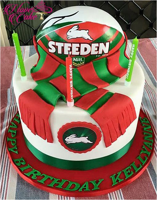 Birthday Gifts for Him Sydney south Sydney Rabbitohs Cake Kids Bday In 2019 Cake