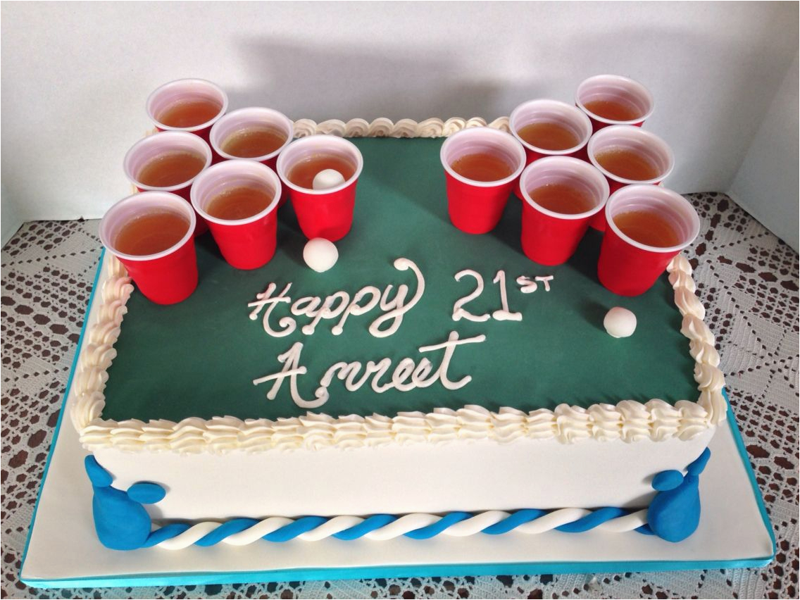 Birthday Gifts for Him Vancouver Beer Pong Cake Diana 39 S Dreamcakes Baking Ideas