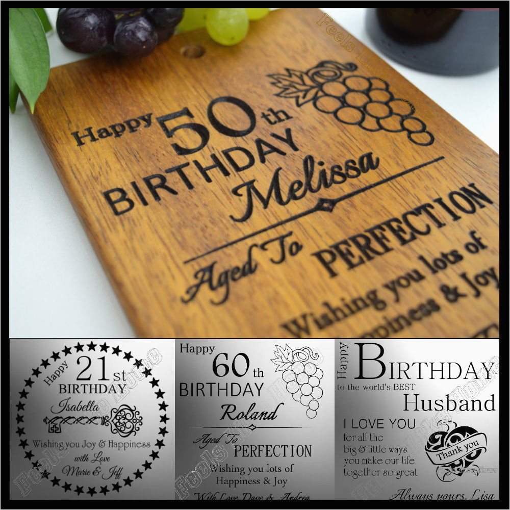 Birthday Gifts for Husband From Wife Personalised Birthday Card 21 30th 40th 50th 60th Gift for
