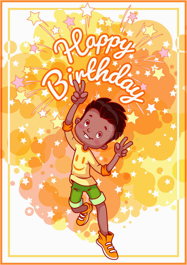 Birthday Gifts for Husband south Africa Greeting Card Birthday with A Happy African American Boy